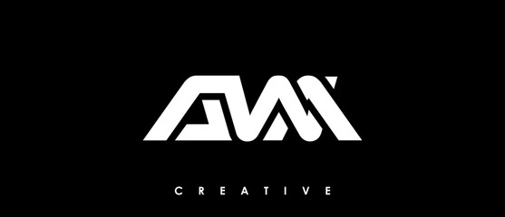 AWA Letter Initial Logo Design Template Vector Illustration