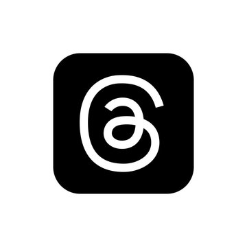 Instagram threads logo application vector icon