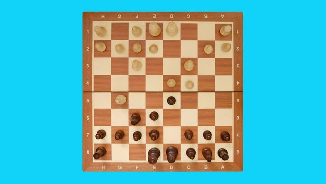 Queen's gambit is like the opening of a chess game, stop motion