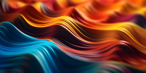 Fototapeta premium abstract colorful wave light background