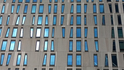 Fassade eines modernen Bürobgebäudes