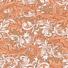 seamless pattern with floral elements