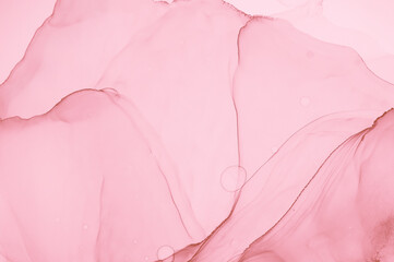Obraz na płótnie Canvas Rose Luxury Marble. Acrylic Wallpaper. Art Color
