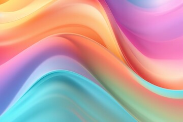 Obraz premium Soft abstract colorful background. Colorful gradient. Abstract cover. Liquid wave. Vibrant color. Soft glow. Bright. Dynamic. macaroon pastel colors. abstract background