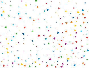 Fairy Rainbow Triangular Confetti