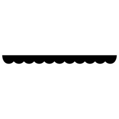 Border icon vector. Framing illustration sign. Pattern symbol or logo.