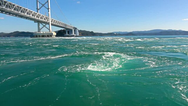 観潮船から見た鳴門うずしお 5カット