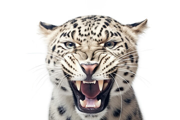 big leopard head. Generative Ai