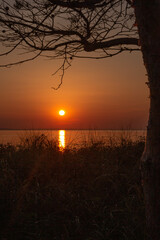 Zach&oacute;d słońca Hel