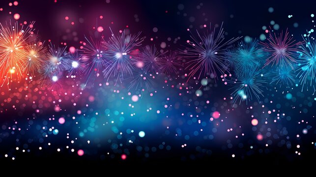 happy new year background with party