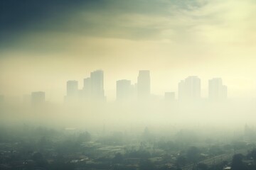 Cityscape in Fog