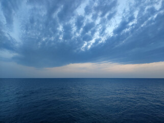 sunset over the Adriatic Sea in Rovinj