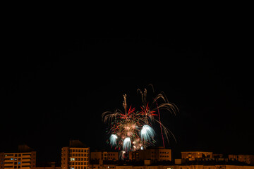 fireworks over the white city