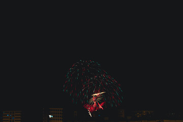 rockets in the summer night