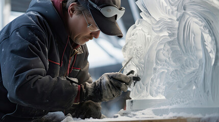 Ice sculpting