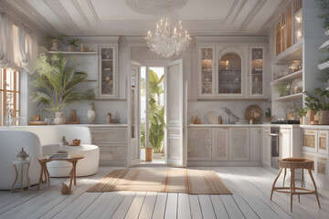 Draw me a beautifully decorated house.
Generative AI