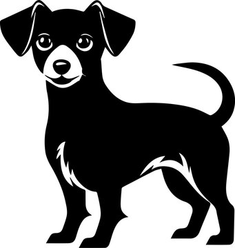 Chiweenie Flat Icon