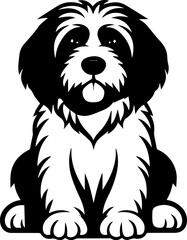 Bernedoodle Flat Icon