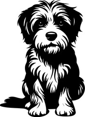 Aussiedooodle Flat Icon