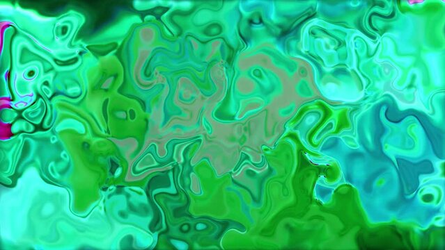 green color abstract liquid motion background.