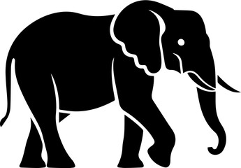 Obraz premium African Elephant Icon