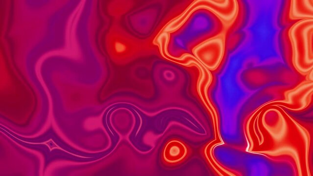 Abstract fluid animation of pink surface. Wavy pink and purple background video. Flow animation background.Abstract liquid motion wave.4k