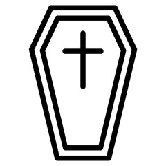 Obraz premium Coffin Icon