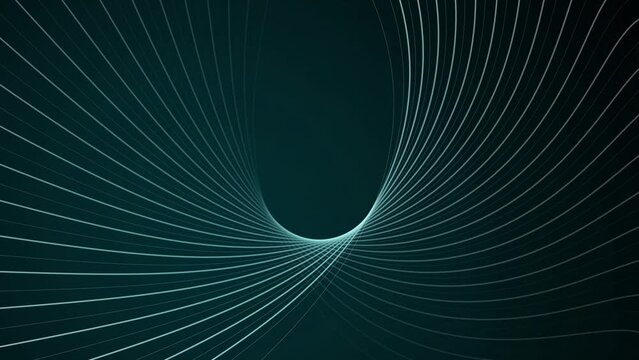 Artistic geometric line with colorful gradient background.Abstract spiral geometric lines .Rotation swirl lines animation.Moving abstract geometric line animation. 4k 