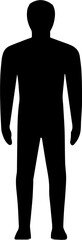 Standing Man Silhouette Icon