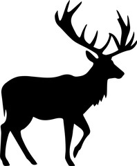 Elk Silhouette Icon