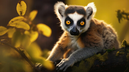 Fototapeta premium Lemur Catta in the wild