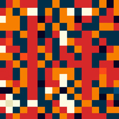 Seamless pattern with squares. Geometric background. 