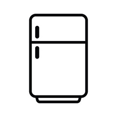 Refrigerator icon vector on trendy design