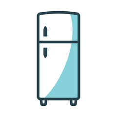 Refrigerator icon vector on trendy design