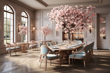 luxury room dining interior