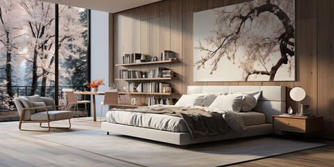 Sophisticated Bedroom Design in Modern Style