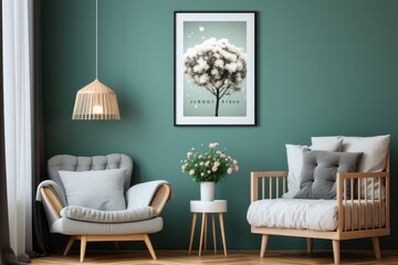 children's room interior with chair
