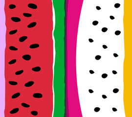 Fruit background_ DRAGON FRUIT WATERMELON