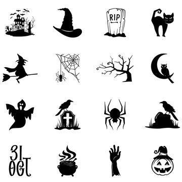 Halloween SVG Bundle, Halloween SVG, Ghost Svg, Witch Svg, Pumpkin Svg, Cut File Cricut