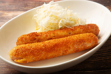 魚肉ソーセージフライ