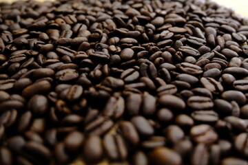 coffee beans after the roasting process