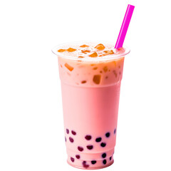 Bubble Tea Isolated on Transparent Background