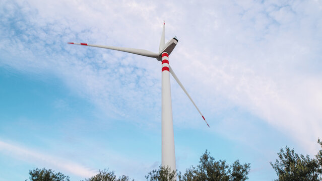Wind turbine electric clean energy generator