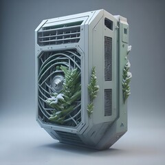Air conditioner is attacked by Nature