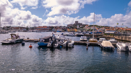 Marina of Marstrand, Swedish west coast.