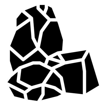 black rocks graphic design