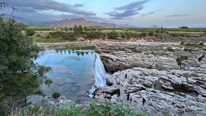 river in the mountains