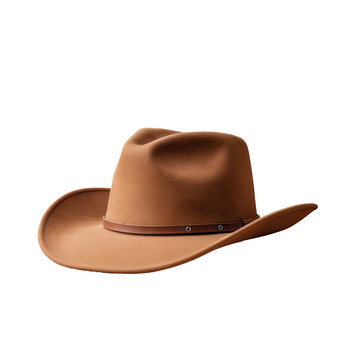 Brown cowboy hat