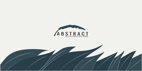 Abstract background leaves natural color vector