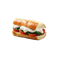 Sandwich with flag of Italy 